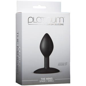 Siliconen Butt Plug - 7,6 cm Zwart/Roze