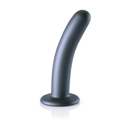 14,5 cm Gladde Silicone G - spot Dildo met Sterke Suction Cup en Metallic Kleur - EroticToyzSiliconen Dildo'sOuch! by Shots