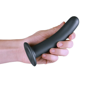 14,5 cm Gladde Silicone G - spot Dildo met Sterke Suction Cup en Metallic Kleur - EroticToyzSiliconen Dildo'sOuch! by Shots