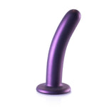 14,5 cm Gladde Silicone G - spot Dildo met Sterke Suction Cup en Prachtige Metallic Kleur - EroticToyzSiliconen Dildo'sOuch! by Shots