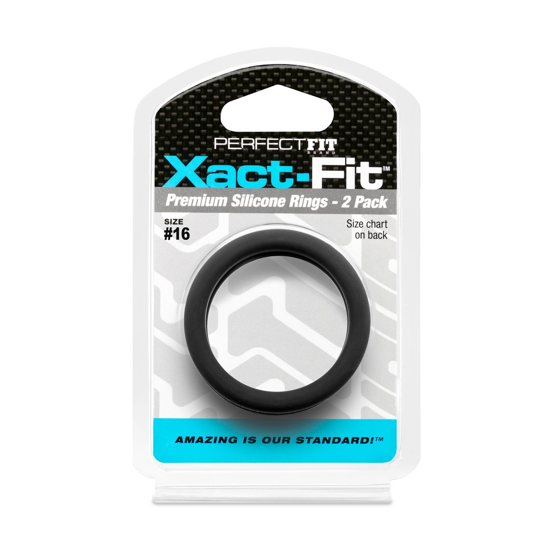 #16 Xact - Fit - Cockring 2 - Pack - EroticToyzProducten,Toys,Toys voor Mannen,Cockringen,,MannelijkPerfectFitBrand