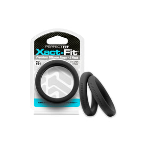 #21 Xact - Fit - Cockring 2 - Pack - EroticToyzProducten,Toys,Toys voor Mannen,Cockringen,,MannelijkPerfectFitBrand