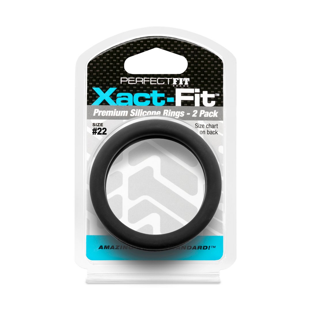 #22 XactFit Cockring 2Pack - EroticToyzCockringenPerfectFitBrand