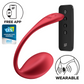 Draagbare Vibrator Voor Koppels - Rood