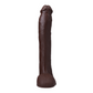 Realistische Dildo Met Dual Density - 29 cm Chocolade