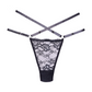 String Kant en Mesh - One Size - Zwart