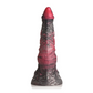 Siliconen Fantasy Dildo Met Zuignap - Zwart/Rood 23,4 cm