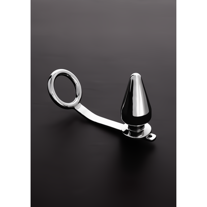 Buttplug Met Cockring - Verstelbare Lengte 45 x 100 mm