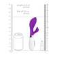 Siliconen Rabbit Vibrator Paars - Pleasureplay Rabbit VibratorsLuna by Shots