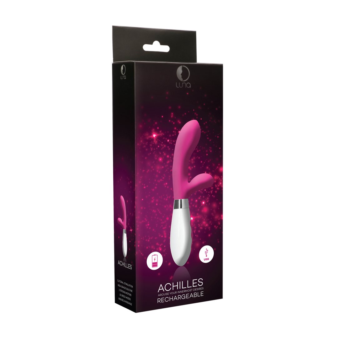 Achilles - Rechargeable Vibrator - EroticToyzProducten,Toys,Vibrators,Rabbit Vibrators,,VrouwelijkLuna by Shots