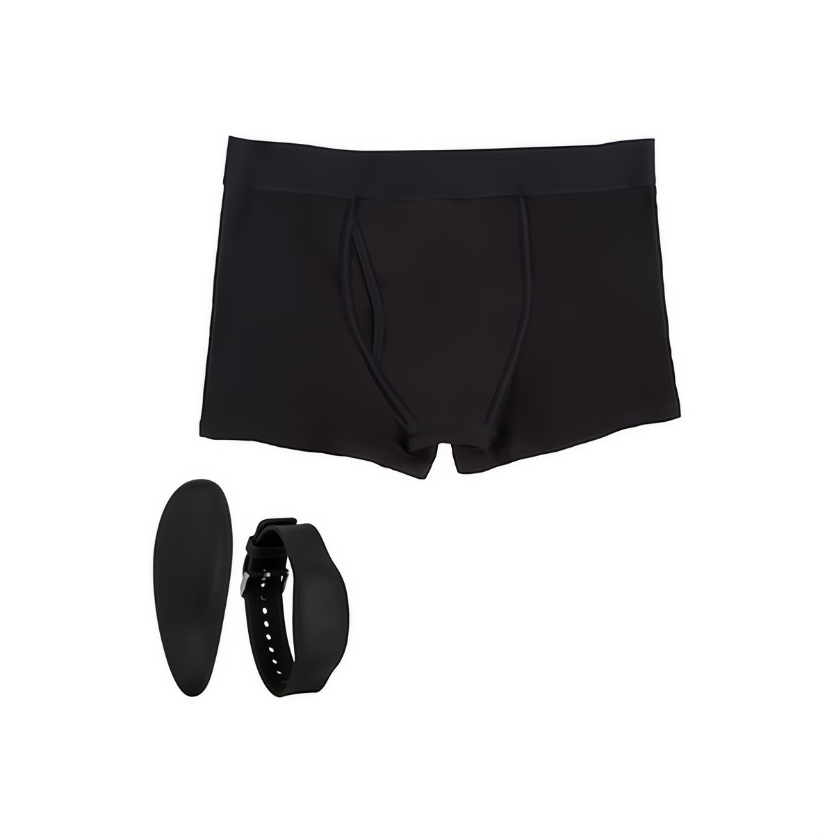 Afstandsbediening Boxer Brief Set M/L - Zwart - EroticToyzVibrerende SlipjesCalExotics