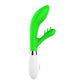 Clitoris en Vagina Vibrator - 6 cm Siliconen - Pleasureplay Rabbit VibratorsLuminous by Shots