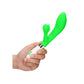 Clitoris en Vagina Vibrator - 6 cm Siliconen - Pleasureplay Rabbit VibratorsLuminous by Shots
