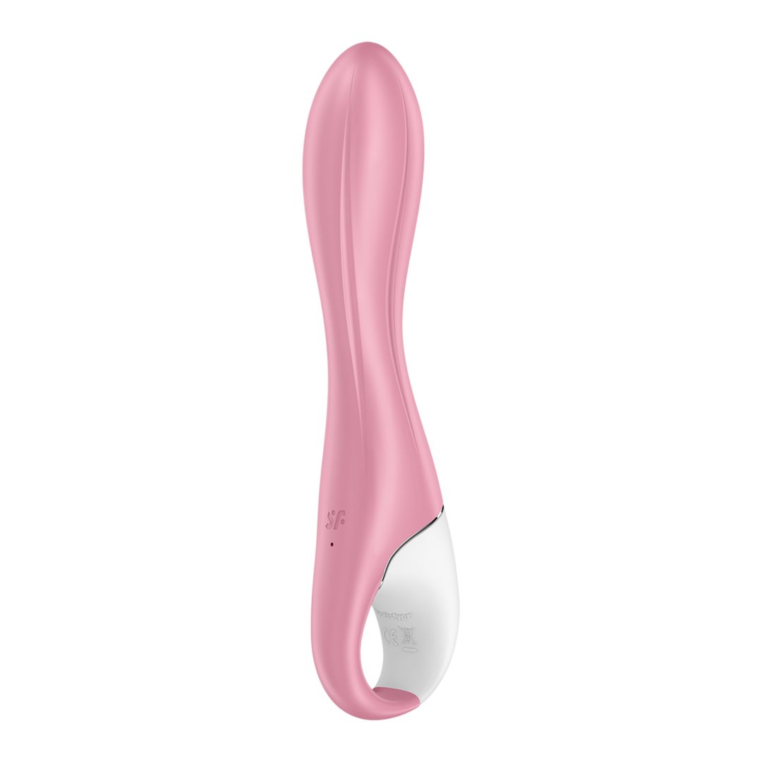 Air Pump Vibrator 2 - Light Red - EroticToyzProducten,Toys,Dildos,Opblaasbaar,Vibrators,G - Spot Vibrator,,GeslachtsneutraalSatisfyer