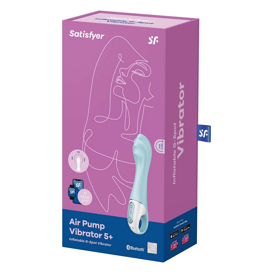 Air Pump Vibrator 5 - Inflatable Vibrator - EroticToyzProducten,Toys,Dildos,Opblaasbaar,Vibrators,G - Spot Vibrator,,GeslachtsneutraalSatisfyer