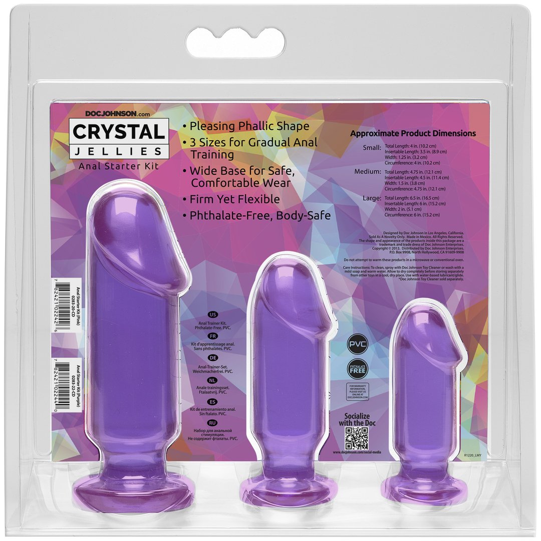 Anal Starter Kit - EroticToyzProducten,Toys,Anaal Toys,Buttplugs Anale Dildo's,Buttplugs Anale Dildo's Niet Vibrerend,,GeslachtsneutraalDoc Johnson