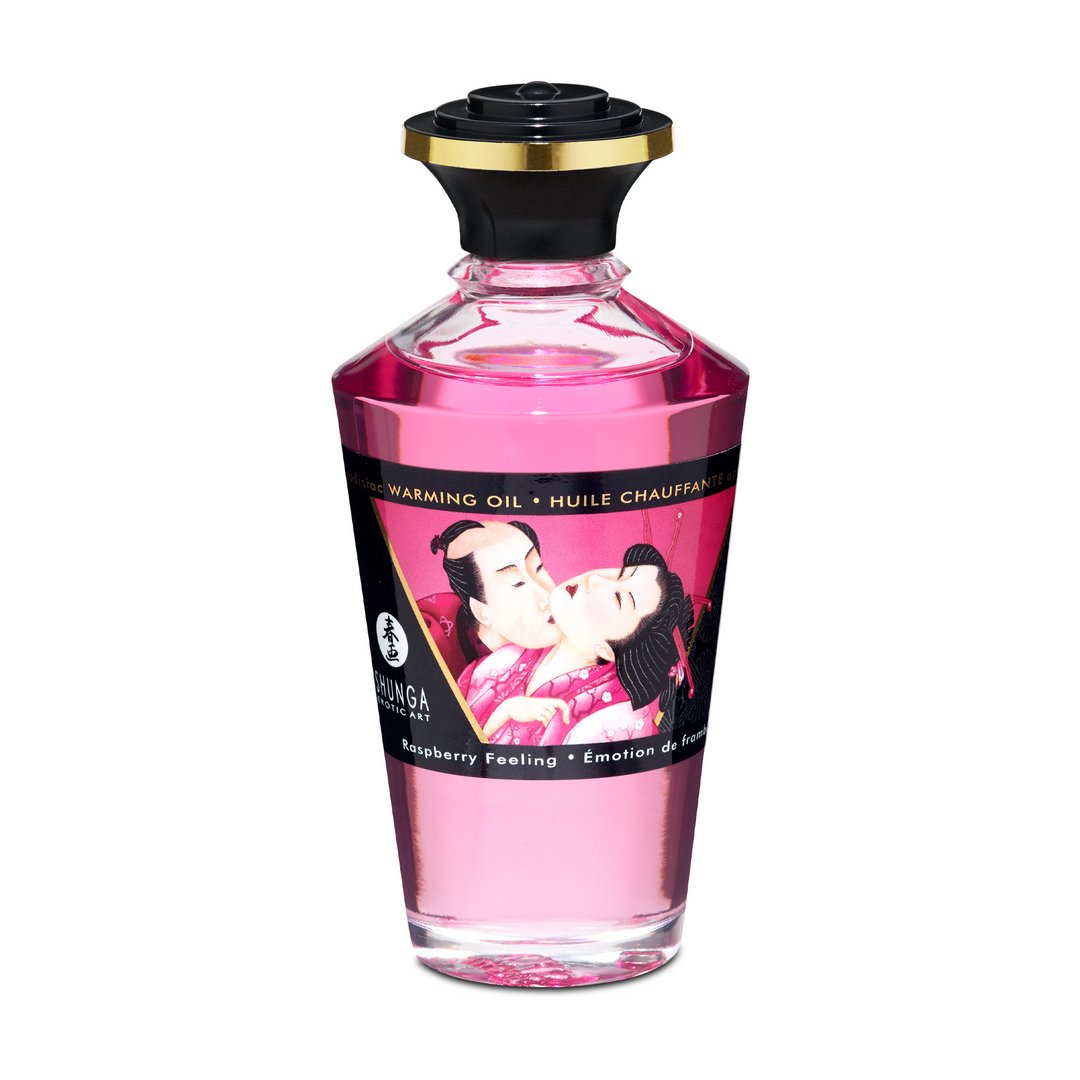 'Aphrodisia Eetbare Olie 100 ml - Framboos' - EroticToyzStimulerende Lotions en GelsShunga