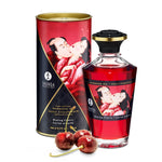 'Aphrodisia Warming Oil 100 ml - Blazing Cherry' - EroticToyzStimulerende Lotions en GelsShunga