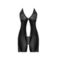 Babydoll Met Kant En Mesh - XL - Zwart - Pleasureplay BabydollsMagic Silk