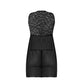 Babydoll Met Kant En Mesh - XL - Zwart - Pleasureplay BabydollsMagic Silk