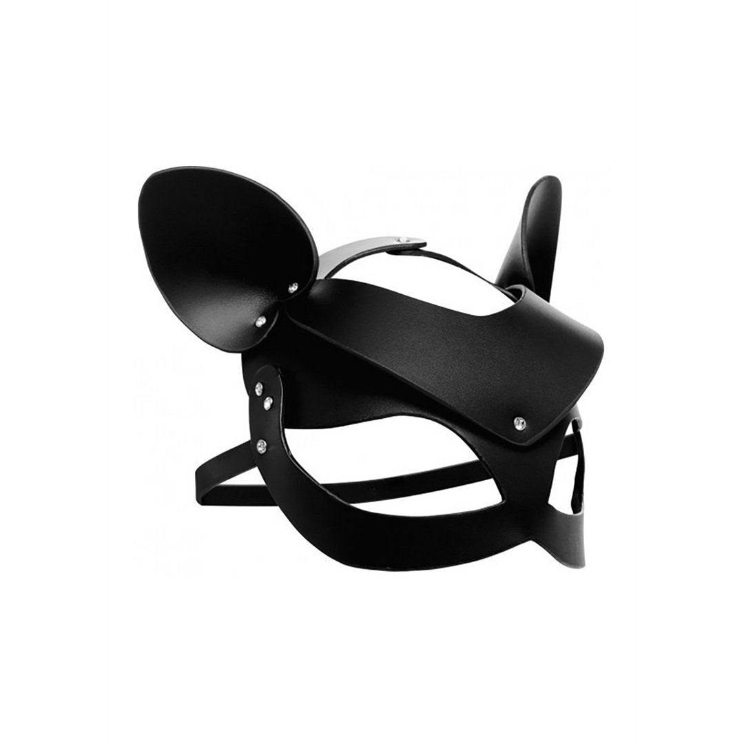 Bad Kitten - Leather Cat Mask - EroticToyzProducten,Toys,Fetish,Maskers,Fetish Masker,,GeslachtsneutraalXR Brands