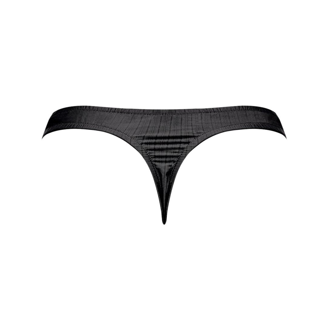 Barely There Bong Thong - M - Black - EroticToyzProducten,Lingerie,Lingerie voor Hem,Strings,Outlet,,MannelijkMale Power