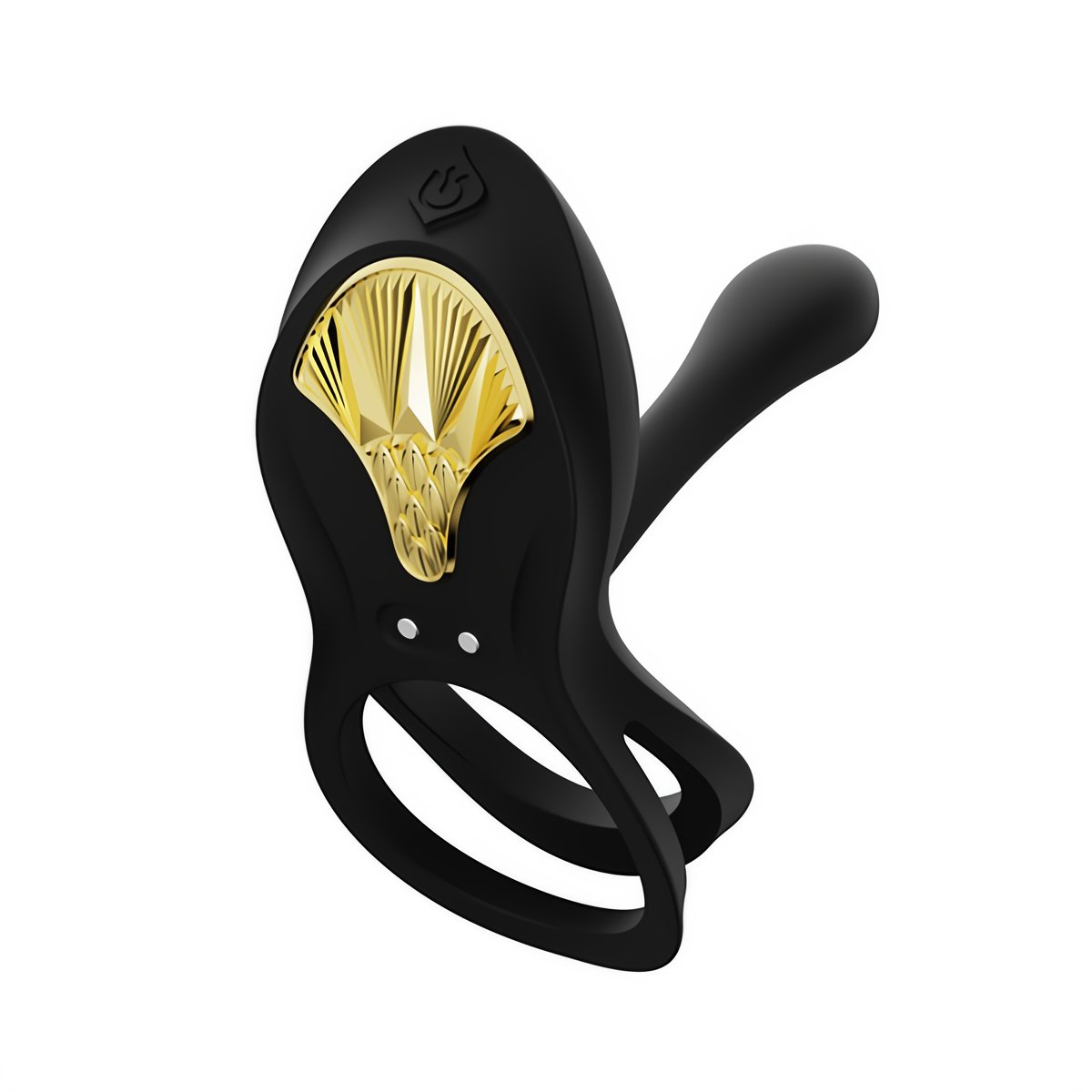 Handsfree Vibrator - Obsidiaan Zwart - Pleasureplay Luxe VibratorZalo