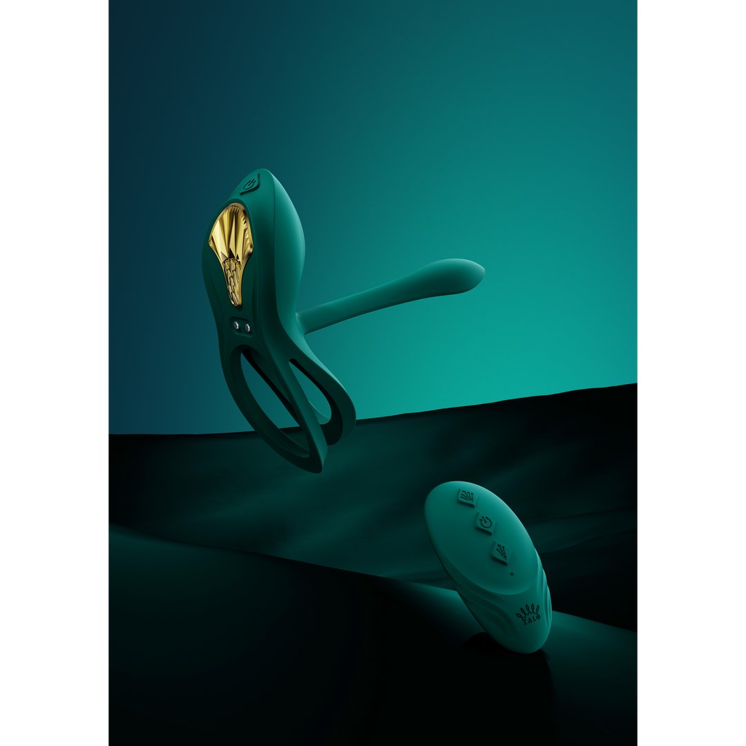 Draagbare Vibrator - Turkoois Groen - Pleasureplay Luxe VibratorZalo