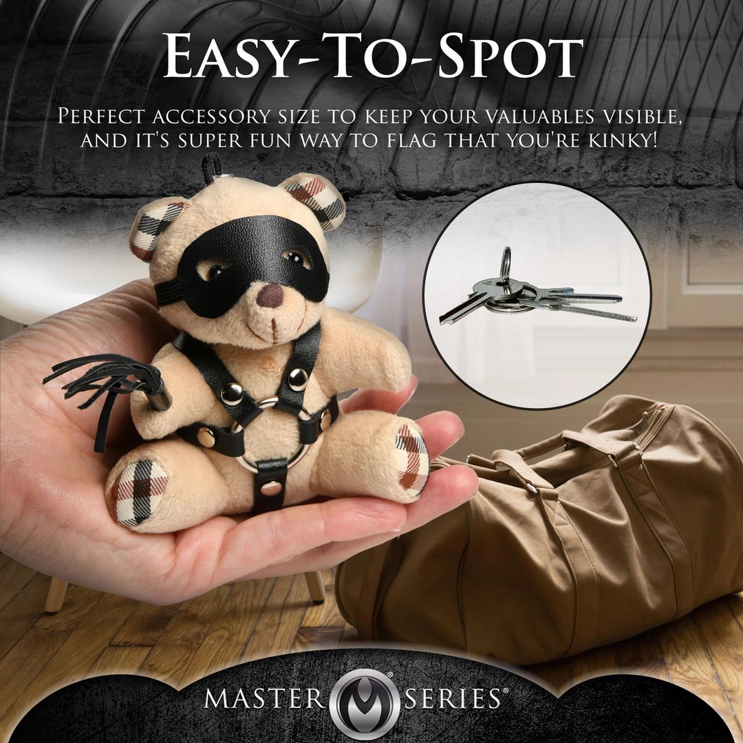 BDSM Teddy Bear Keychain - Tan - EroticToyzProducten,Grappige Erotische Gadgets,Feestartikelen,,GeslachtsneutraalXR Brands