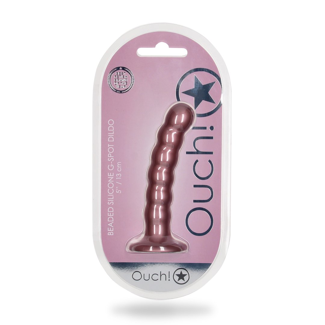 Beaded Silicone G - 13 cm - EroticToyzProducten,Toys,Dildos,Siliconen Dildo's,,Ouch! by Shots