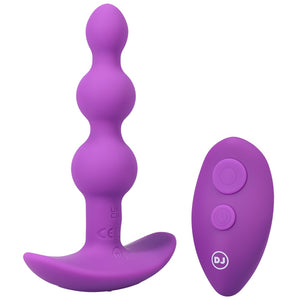 Beaded Vibe - Silicone Anal Plug with Remote Control - EroticToyzProducten,Toys,Anaal Toys,Buttplugs Anale Dildo's,Buttplugs Anale Dildo's Vibrerend,,GeslachtsneutraalDoc Johnson