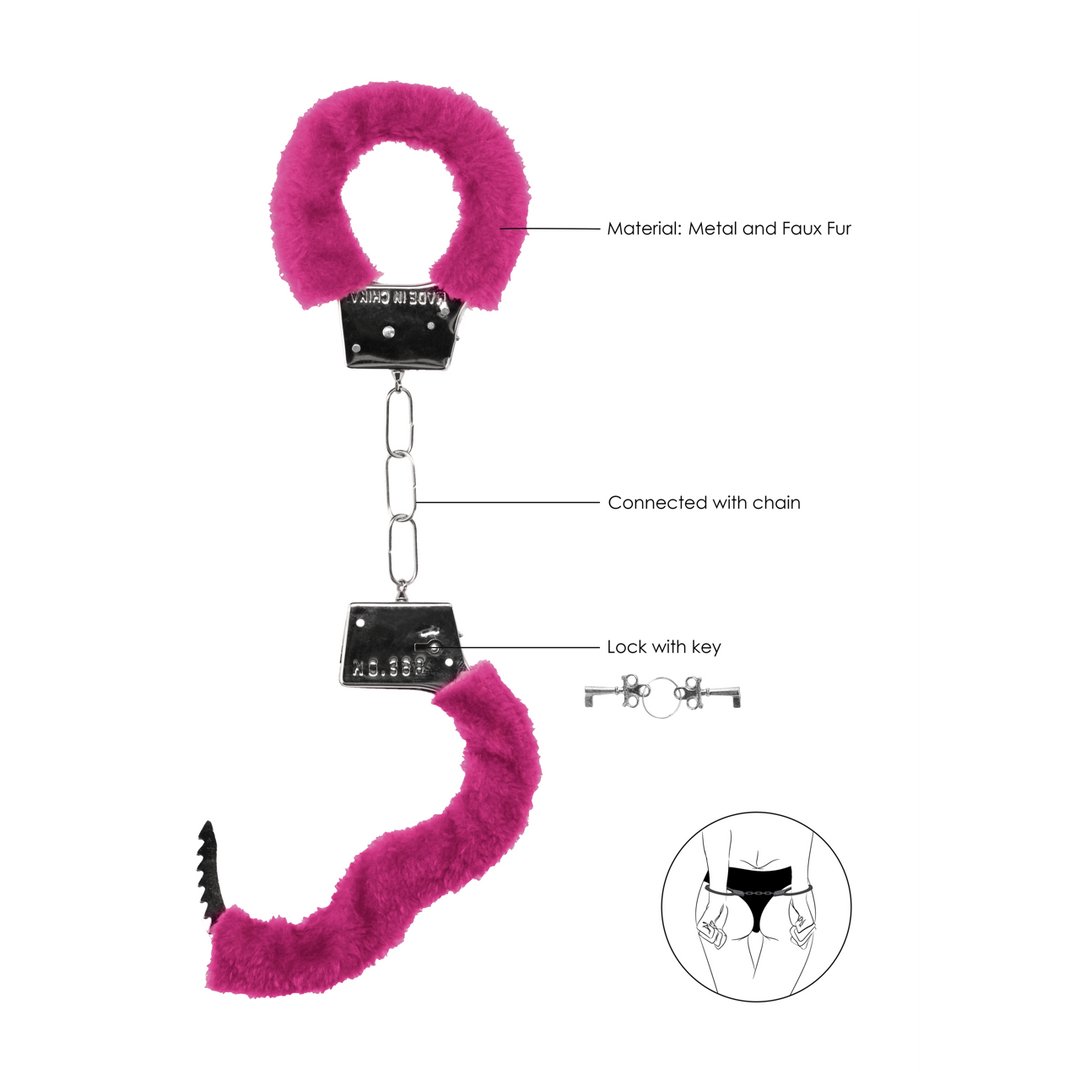 Beginner's Handcuffs Furry - EroticToyzProducten,Toys,Fetish,Boeien,Handboeien,,GeslachtsneutraalOuch! by Shots