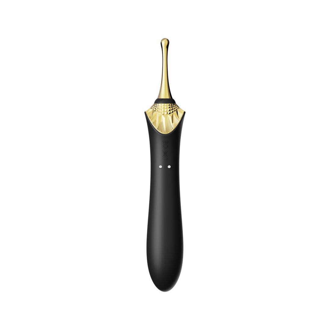 Clitorale Vibrator - Obsidiaan Zwart - Pleasureplay Luxe VibratorZalo