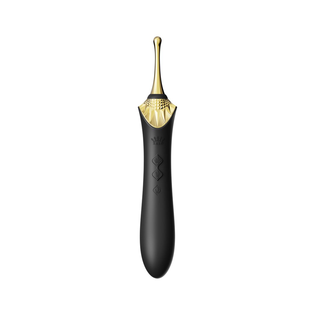 Clitorale Vibrator - Obsidiaan Zwart - Pleasureplay Luxe VibratorZalo