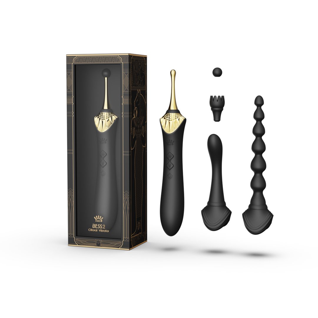 Clitorale Vibrator - Obsidiaan Zwart - Pleasureplay Luxe VibratorZalo