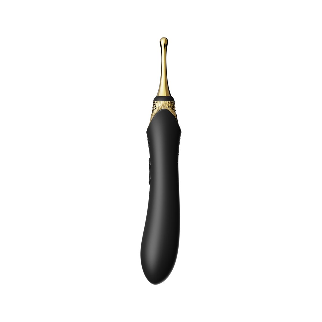 Clitorale Vibrator - Obsidiaan Zwart - Pleasureplay Luxe VibratorZalo