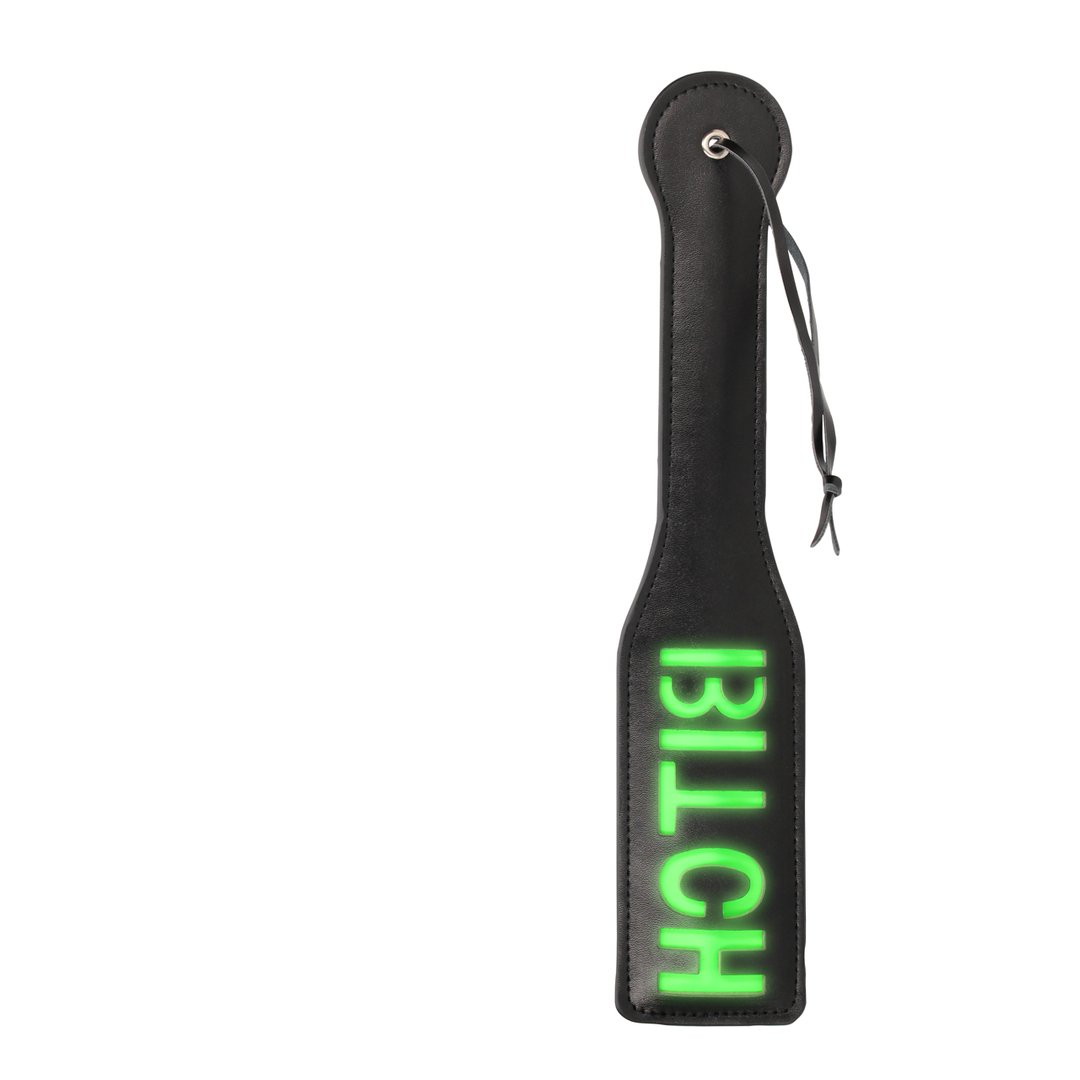 Bitch Paddle - Glow in the Dark - EroticToyzProducten,Toys,Fetish,Slaan en Plagen,Peddels,,Ouch! by Shots