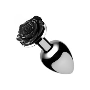 Black Rose - Butt Plug - Large - EroticToyzProducten,Toys,Anaal Toys,Buttplugs Anale Dildo's,Buttplugs Anale Dildo's Niet Vibrerend,,GeslachtsneutraalXR Brands