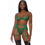 Blooming Season - Lingerie Set - S - EroticToyzProducten,Lingerie,Lingerie voor Haar,3 - Delige Set,Outlet,,VrouwelijkForplay