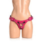 Lederen Korset Harnas - Roze - Pleasureplay Voorbinddildo'sXR Brands