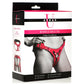 Lederen Korset Harnas - Roze - Pleasureplay Voorbinddildo'sXR Brands