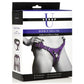Leren Korset Harnas - Paars - Pleasureplay Voorbinddildo'sXR Brands