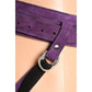 Leren Korset Harnas - Paars - Pleasureplay Voorbinddildo'sXR Brands