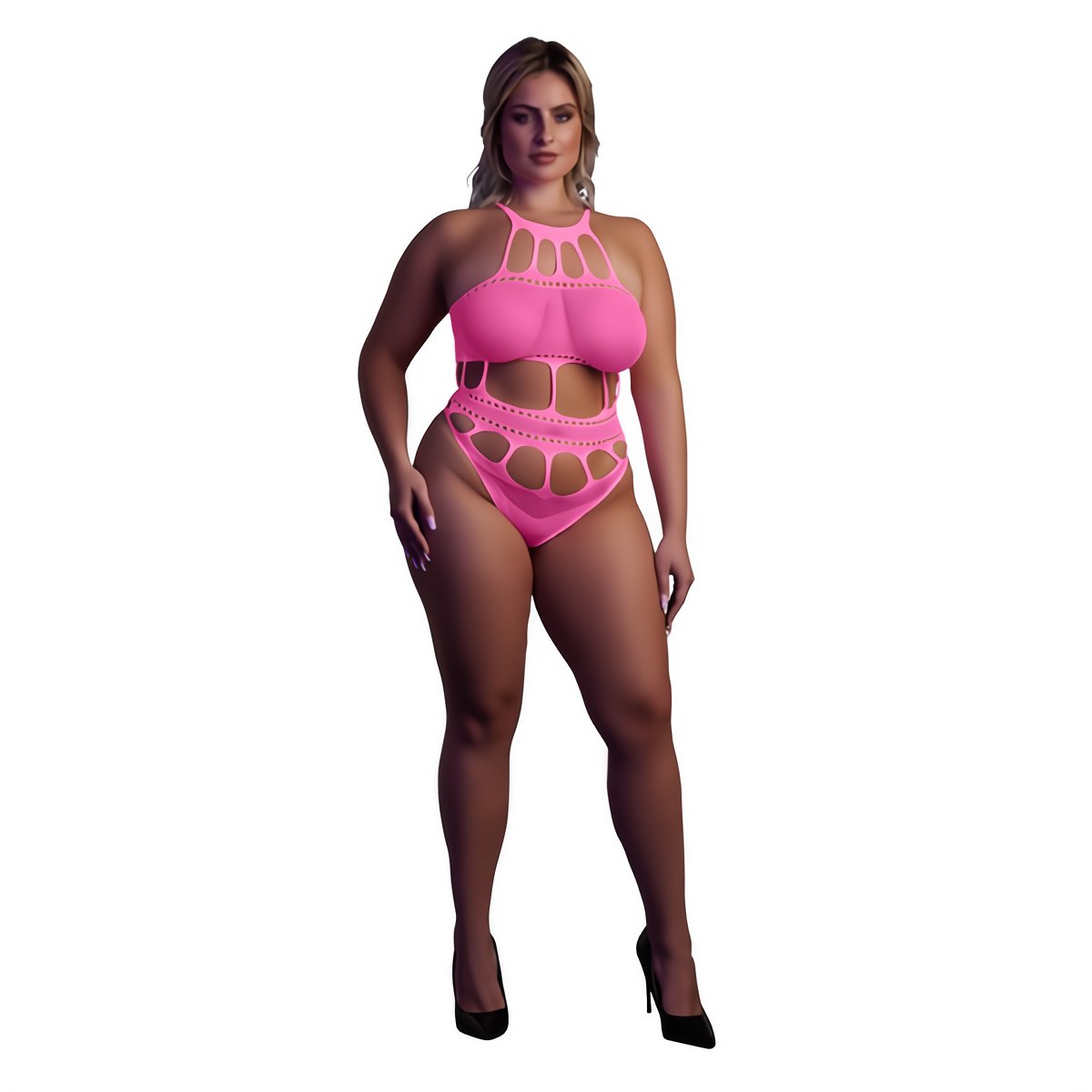 Body with Grecian Neckline - EroticToyzProducten,Lingerie,Lingerie voor Haar,Bodysuits Teddies,,Ouch! by Shots