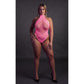 Neon Halternek Body - Roze - Pleasureplay Bodysuits TeddiesOuch! by Shots