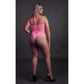 Neon Halternek Body - Roze - Pleasureplay Bodysuits TeddiesOuch! by Shots