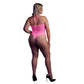 Neon Halternek Body - Roze - Pleasureplay Bodysuits TeddiesOuch! by Shots