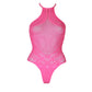 Neon Halternek Body - Roze - Pleasureplay Bodysuits TeddiesOuch! by Shots