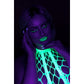 Bodystocking Met Halternek - Neon Roze of Neon Groen - Pleasureplay BodystockingsOuch! by Shots