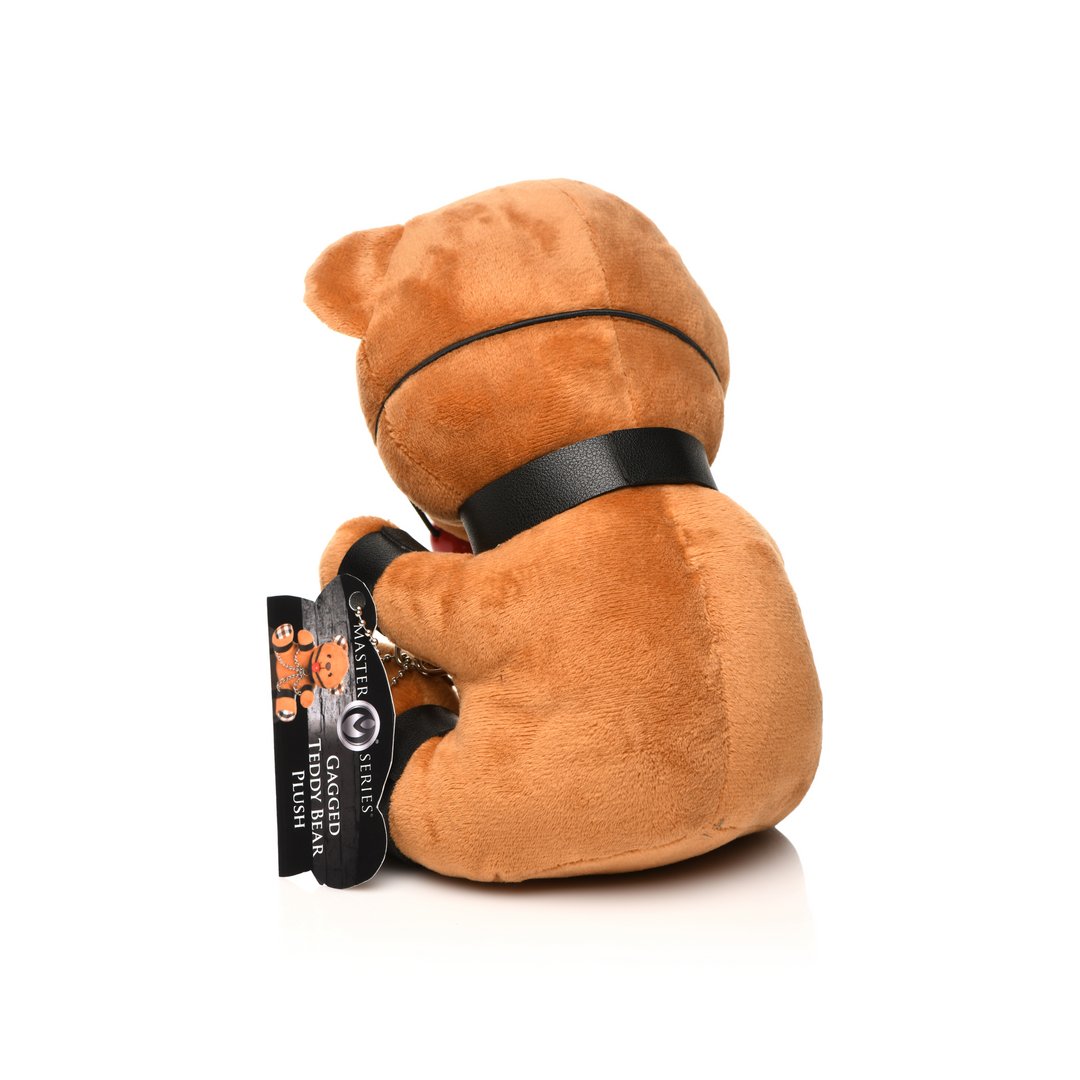 Bondage Teddybeer met Gag - Verbrand Oranje - 22 cm - EroticToyzFeestartikelenXR Brands